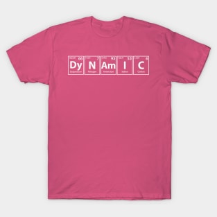 Dynamic (Dy-N-Am-I-C) Periodic Elements Spelling T-Shirt